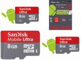 Cartão de Memória Micro SD 8GB  - Sandisk